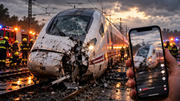 Accident de train en Espagne : attention aux images et vidéos virales diffusées sur les réseaux sociaux