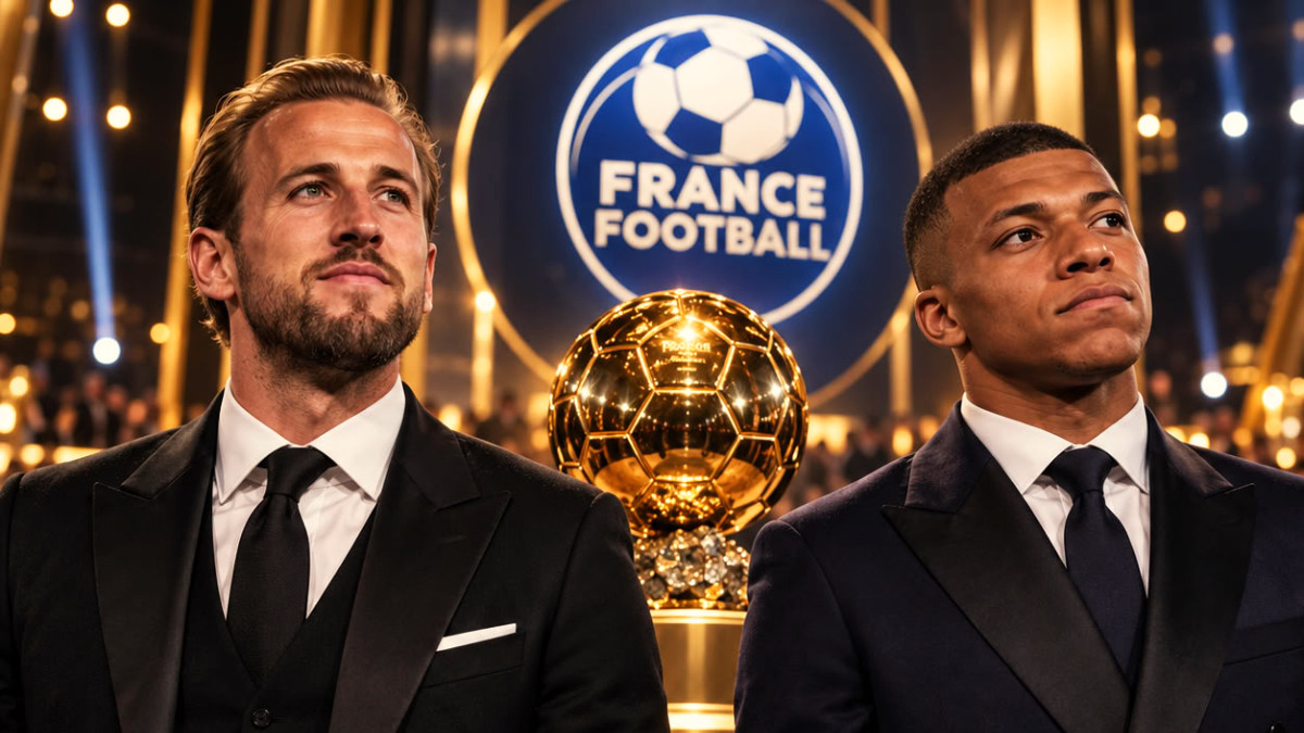 Ballon d'or : Kylian Mbappé a échoué de peu face à Harry Kane, révèle France Football