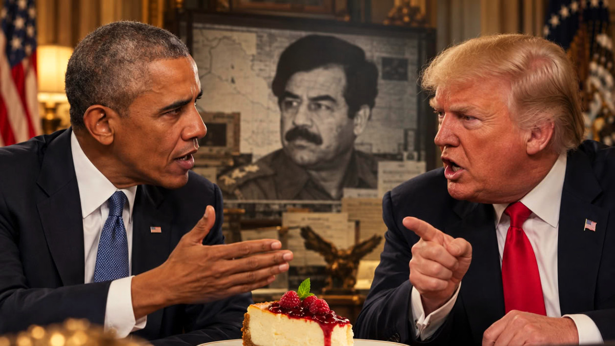 Barack Obama et Donald Trump s'écharpent sur Saddam Hussein, le "président pourri" et les cheesecakes