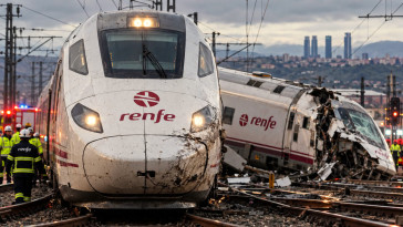 Collision entre deux trains au sud de Madrid : le maire de la commune annonce plusieurs blessés