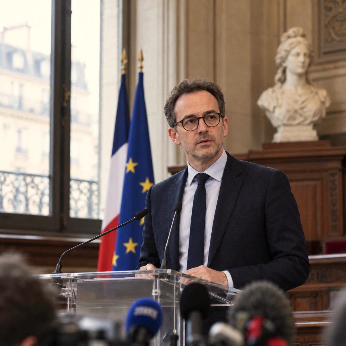 Emmanuel Grégoire accuse le gouvernement de " pourrissement " du mouvement social après les violences du 17 octobre