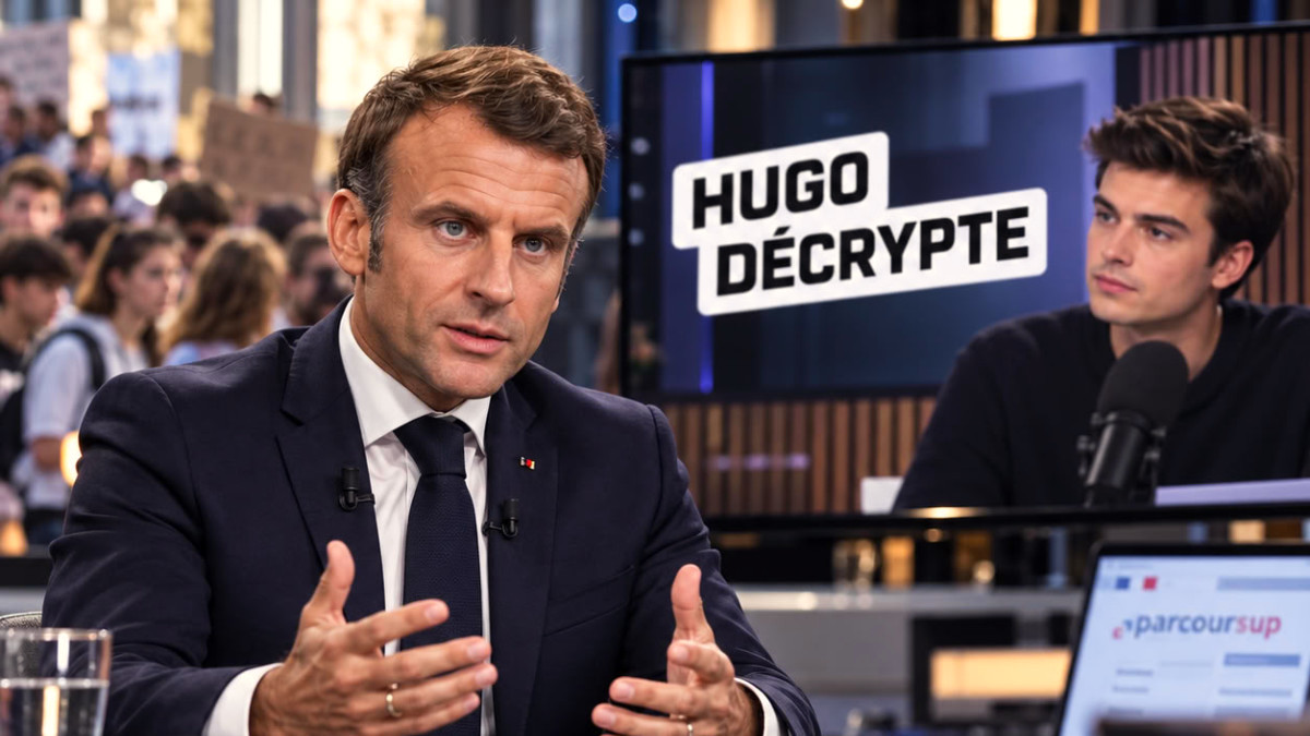 Emmanuel Macron répond à HugoDécrypte sur la mobilisation lycéenne, Parcoursup et le racisme
