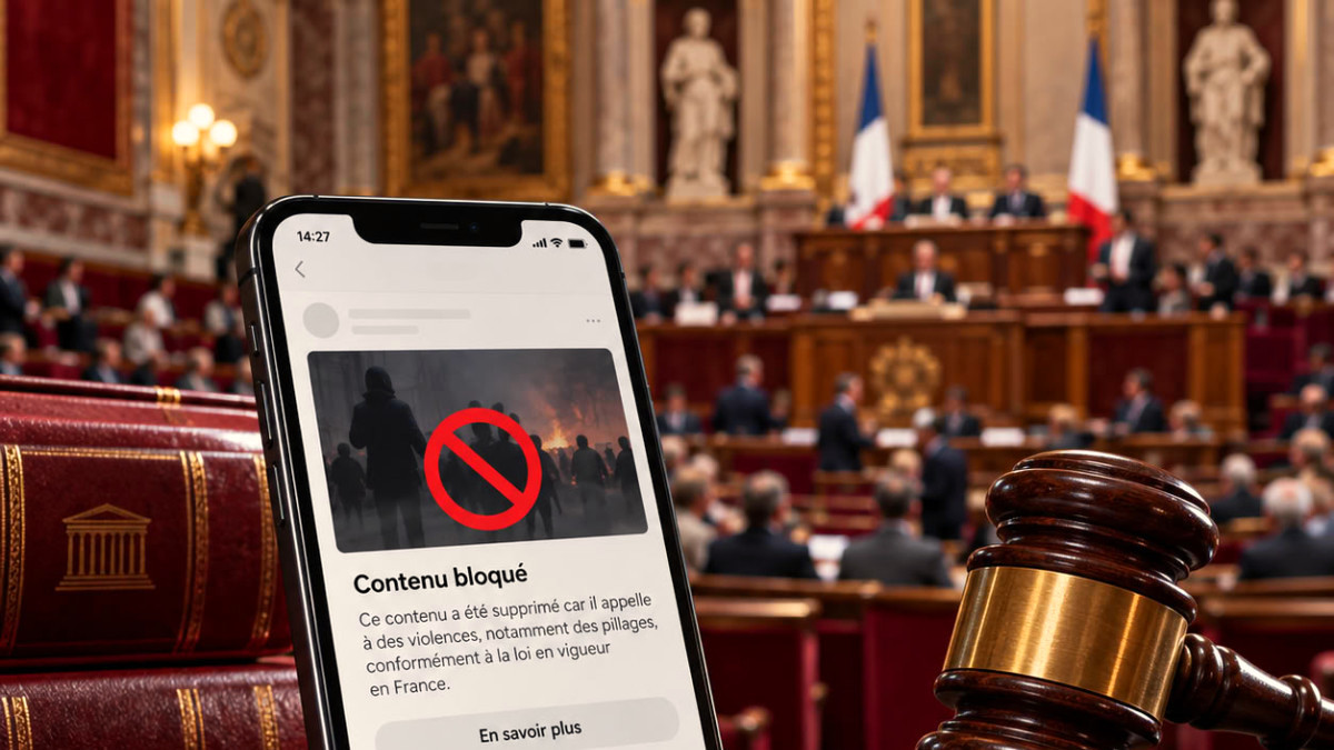 Le gouvernement fait adopter au Sénat un dispositif pour bloquer les contenus appelant aux pillages sur les réseaux sociaux