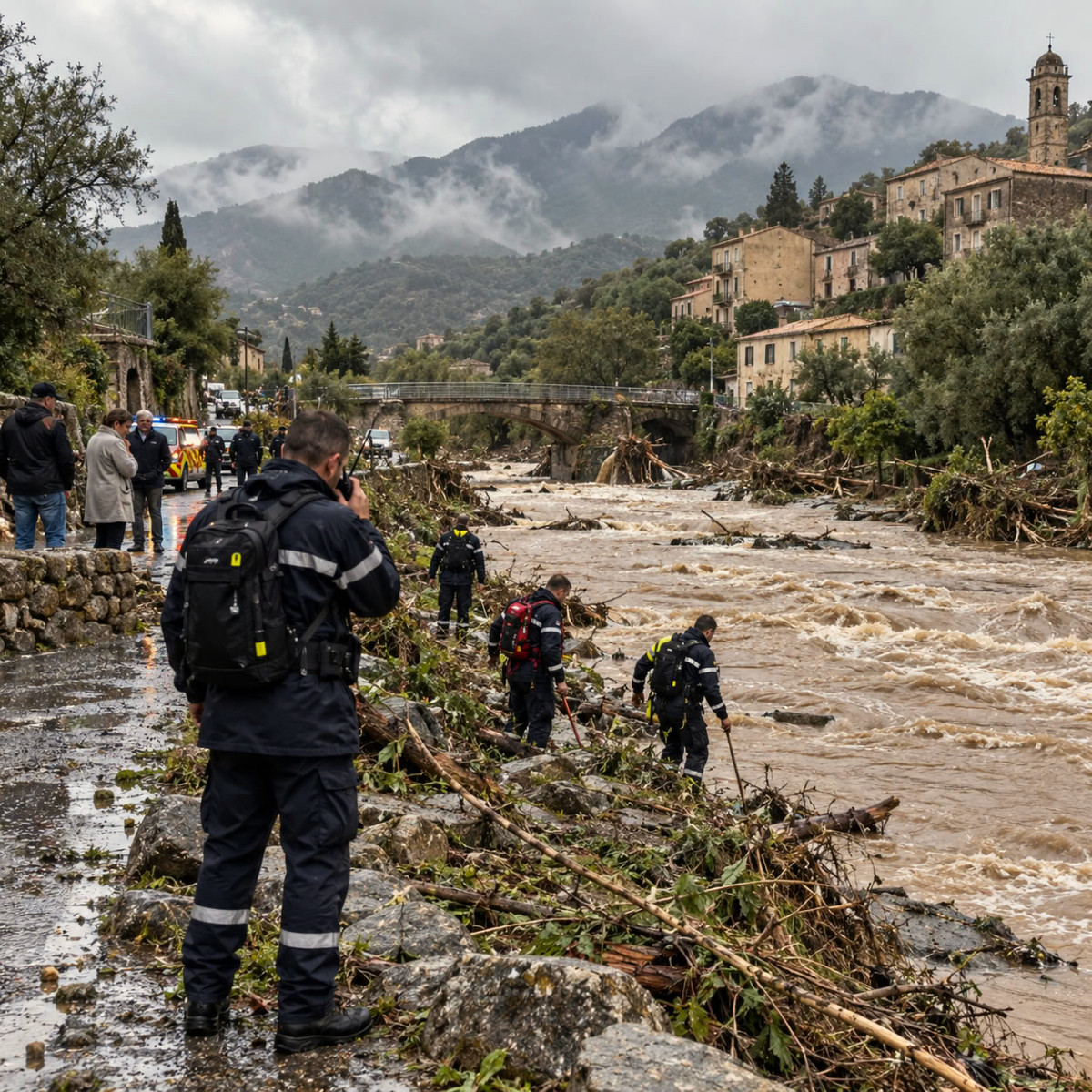 En Haute-Corse, une personne est portée disparue après les fortes pluies