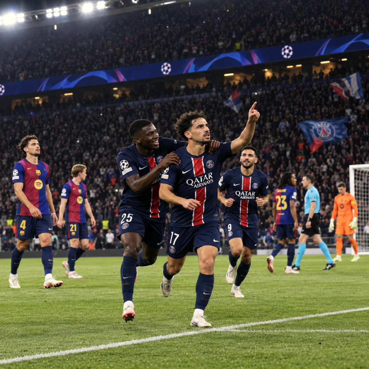 Ligue des champions : le PSG éteint le FC Barcelone et prolonge son sans-faute