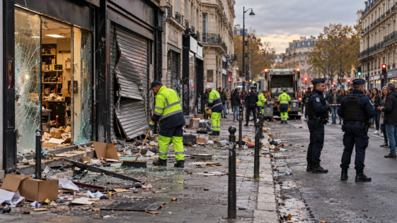 Après la manifestation du 17 octobre, des magasins pillés et de nouveaux heurts à Paris, Lyon et Marseille