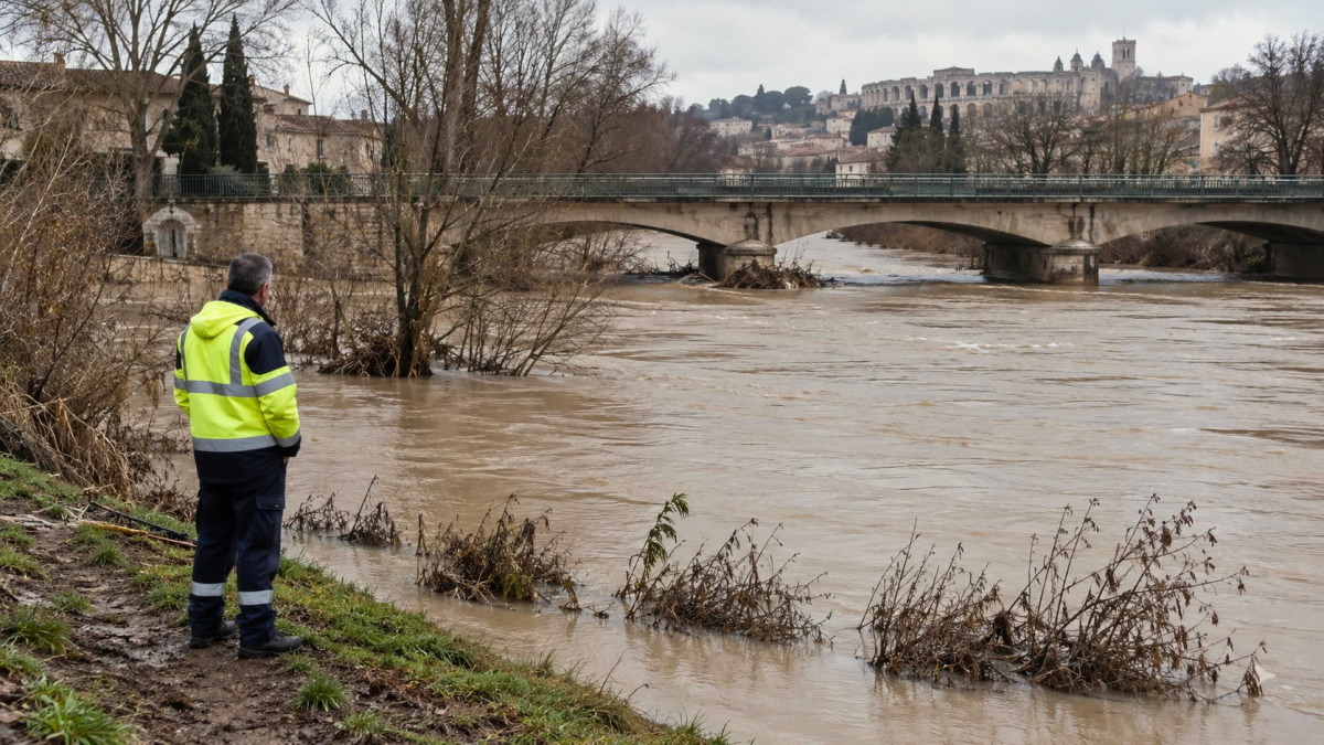 Météo-France met fin à la vigilance orange aux crues dans le Gard, plus aucun département n'est en alerte mercredi