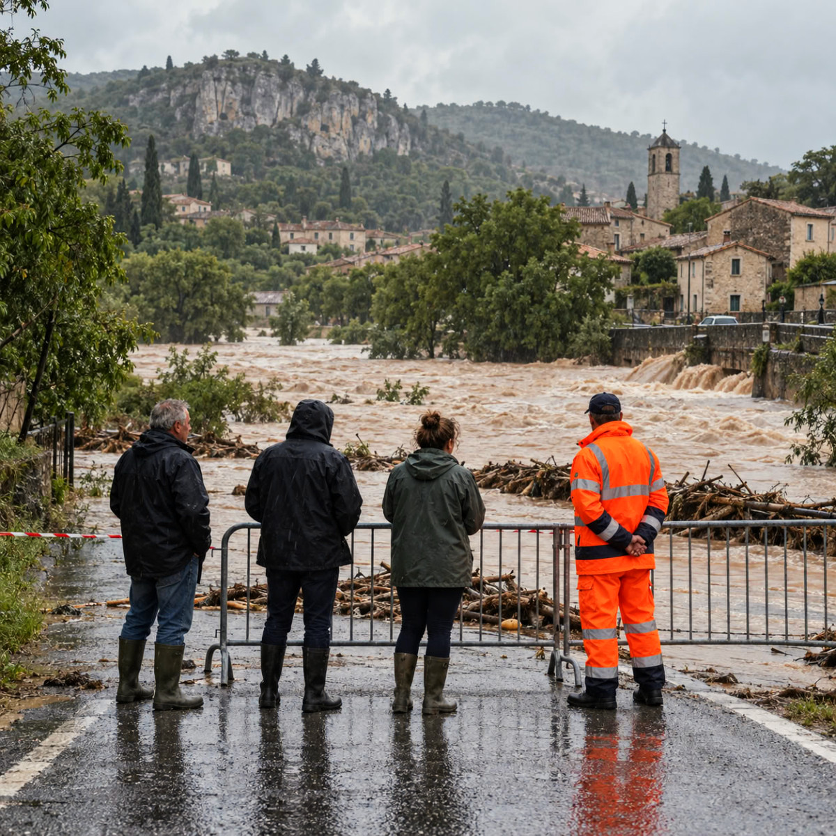 Météo-France place l'Hérault et le Gard en vigilance orange pour pluies, inondations et orages lundi après-midi