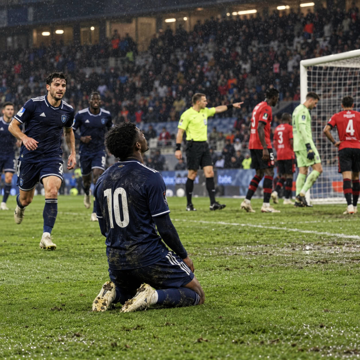Le Paris FC bat Rennes au terme d'un match fou avec sept buts dont quatre sur penalty