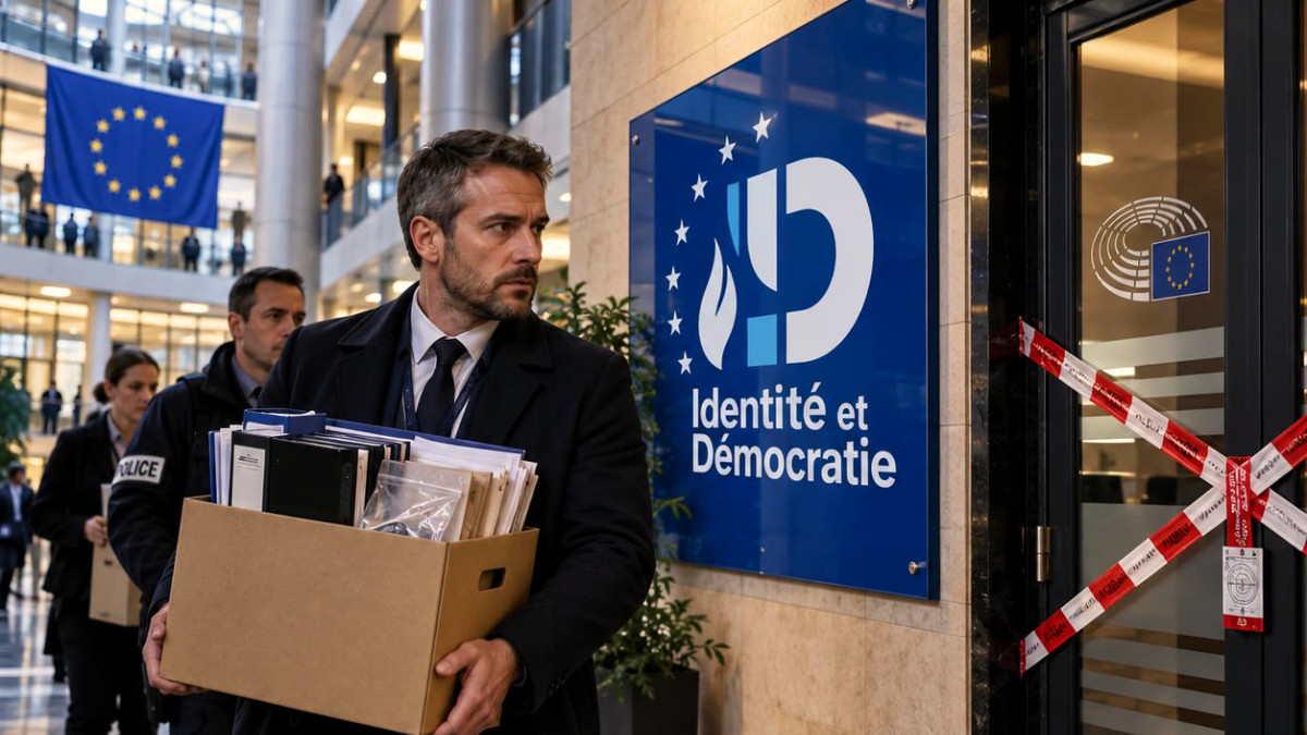 Perquisitions au Parlement européen : l'ex-groupe Identité et Démocratie où siégeait le RN ciblé
