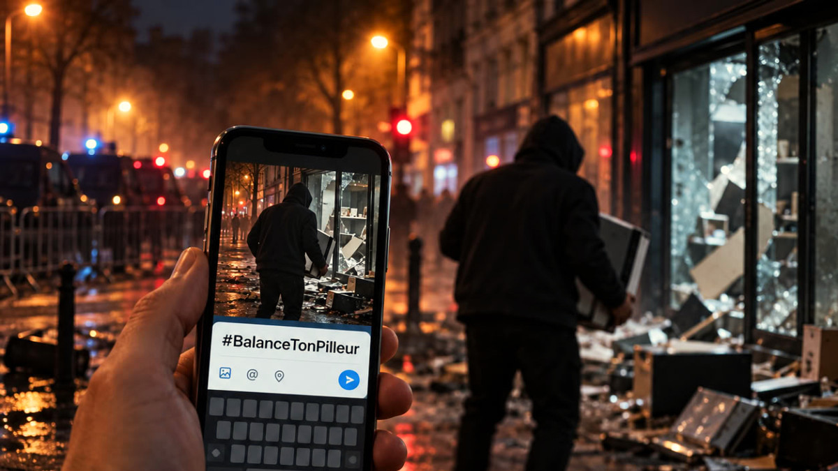 Après les pillages du 17 octobre, les internautes ont-ils le droit de dénoncer des personnes ?