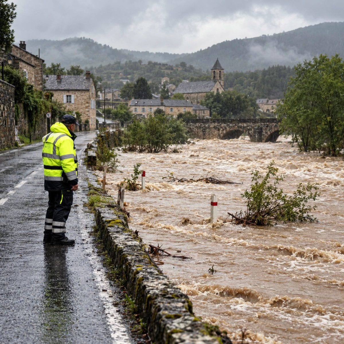 Pluie-inondation : la Lozère rejoint le Gard et l'Hérault en vigilance orange face aux crues et aux orages violents