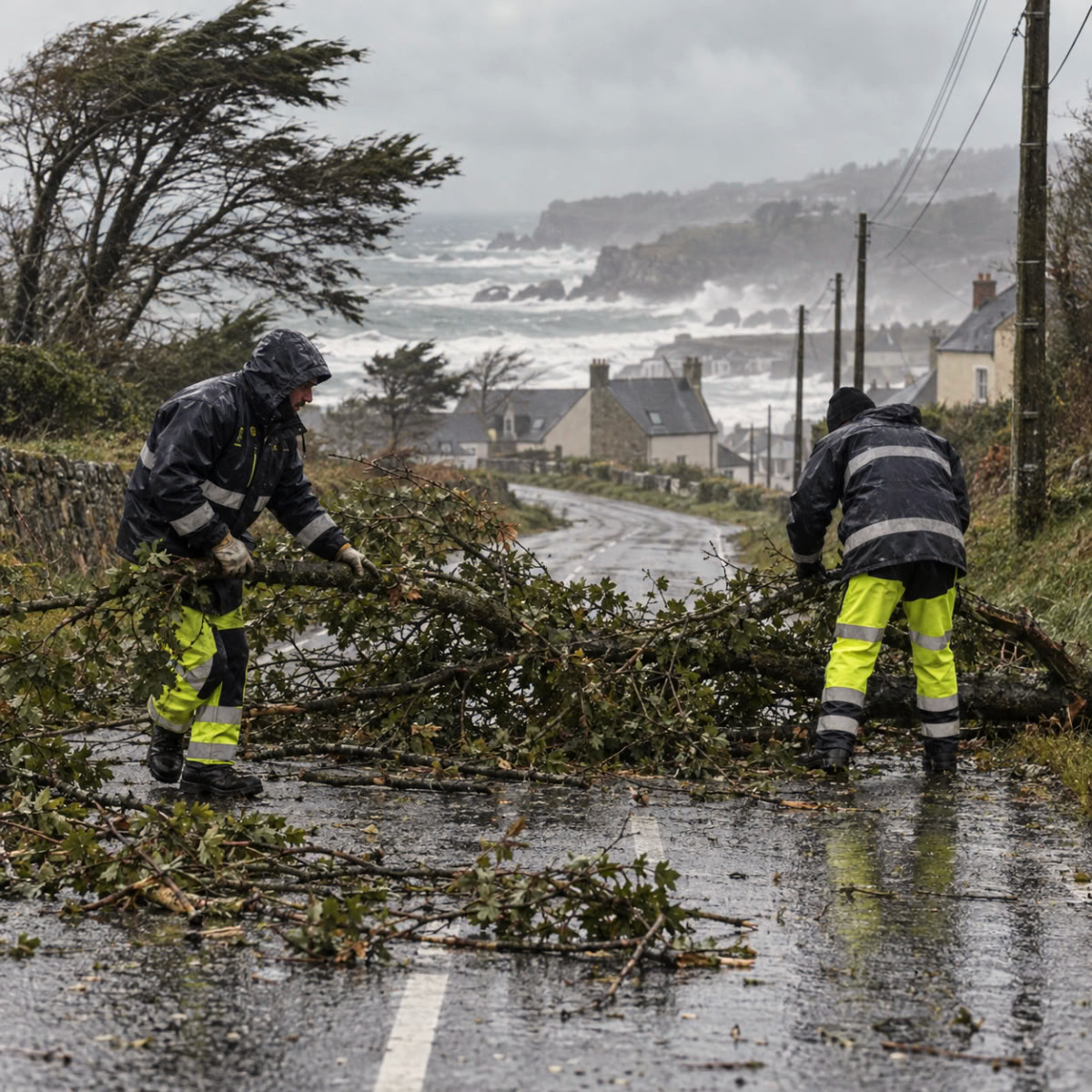Tempête Austen : vingt-trois départements de l'Ouest et du Nord placés en vigilance orange pour vents violents