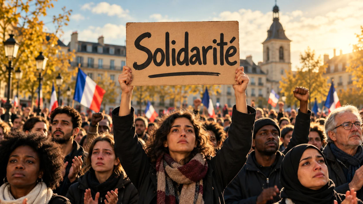 À Trappes, un rassemblement veut "faire face aux discours xénophobes" une semaine après l'attentat raciste