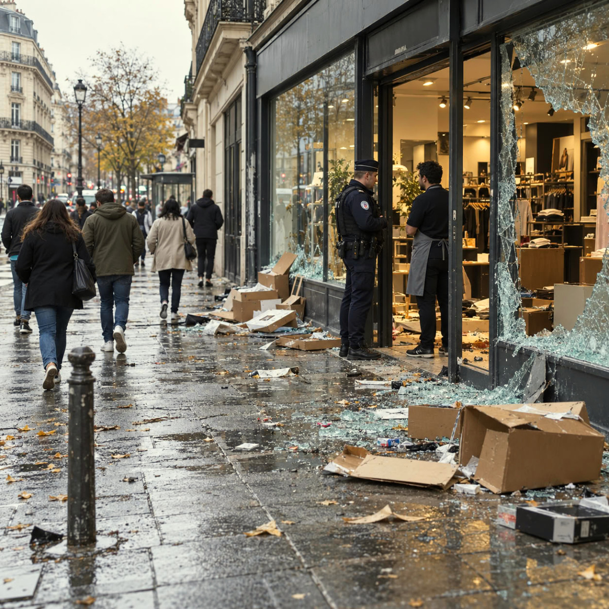 Violences du samedi 17 octobre : qui sont ceux qui ont pillé les magasins ?